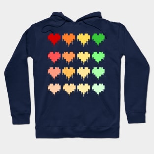 Fading Pixel Hearts (RYOG) Hoodie